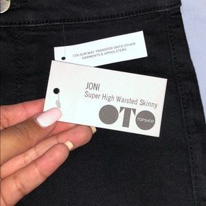 TOP SHOP - Joni Super High Wasted Skinny Jeans